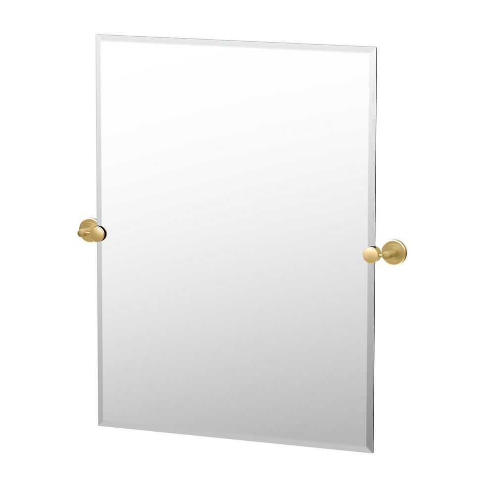Gatco Latitude 28 in. W x 32 in. H Frameless Rectangular Beveled Edge