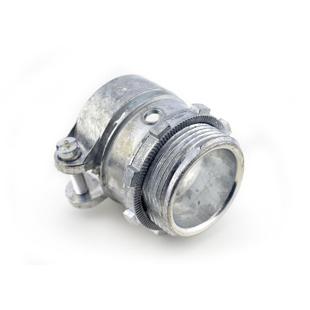 BRIDGEPORT 2 in. Flexible Metal Conduit (FMC) ScrewIn Connectors (3