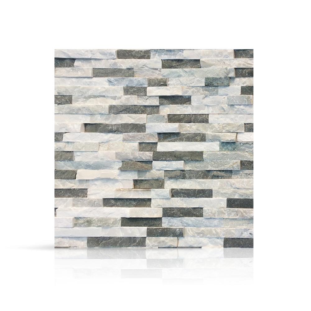 Prestige Stone Granite Sierra Blue 6 In X 24 In Natural Stacked Stone Veneer Panel Siding Exterior Interior Wall Tile 4 58 Sq Ft Box Tssb F The Home Depot