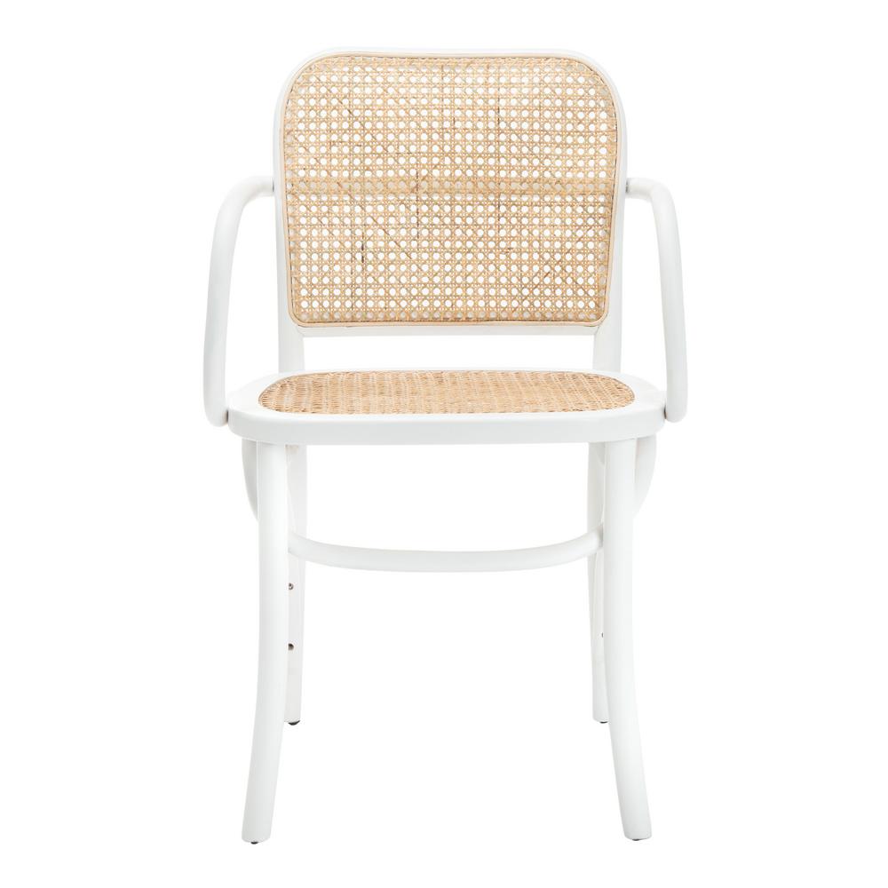 Safavieh Keiko White/Natural Cane Wicker Dining ChairDCH9503A The