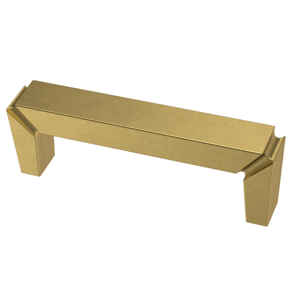 Liberty Modern Notched 3 in. (76mm) CentertoCenter Brushed Brass