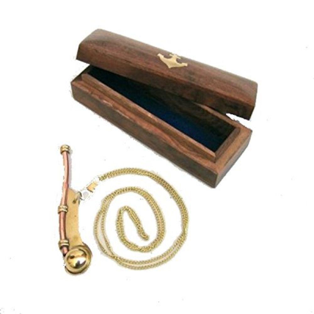 Tubería de marinero-cobre y latón Boatswain/'s Whistle