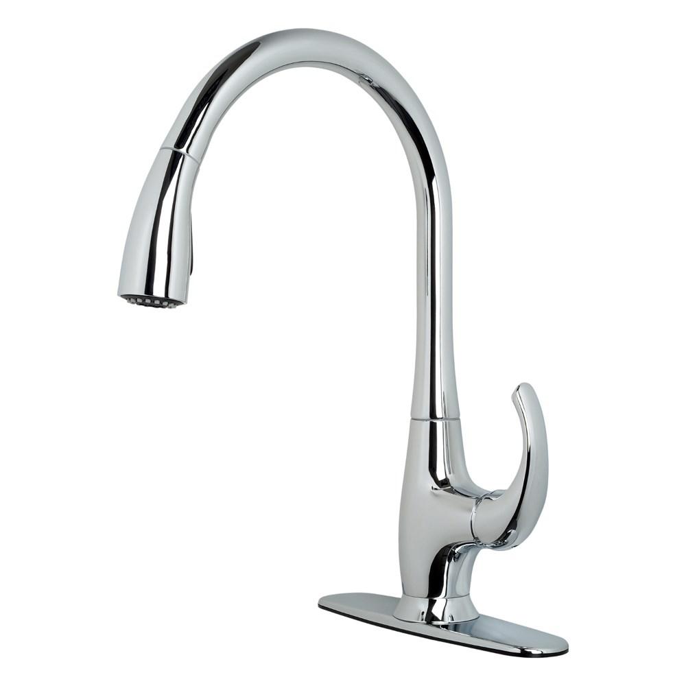 Ultra Faucets Vantage Collection Single Handle Pull Down Sprayer