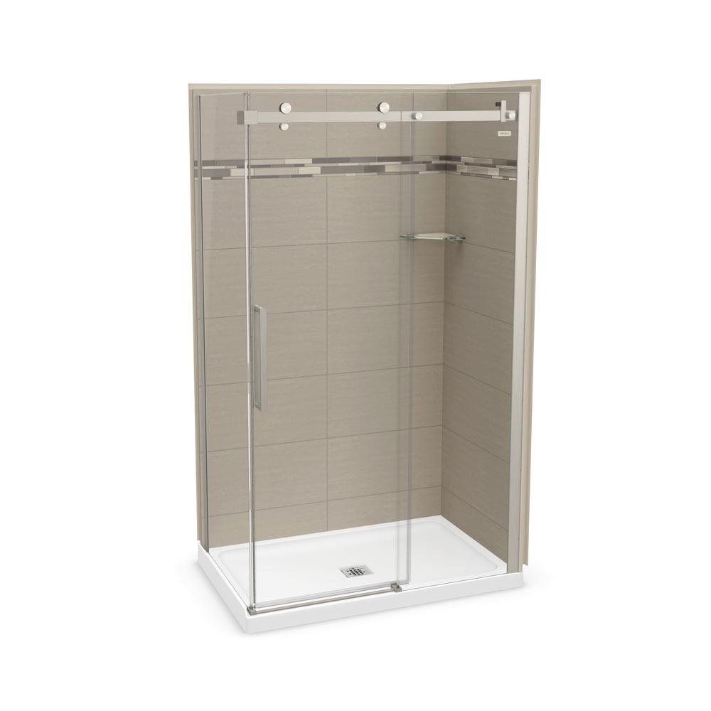 MAAX Reveal 32 in. x 48 in. x 761/2 in. Alcove Standard Shower Kit in