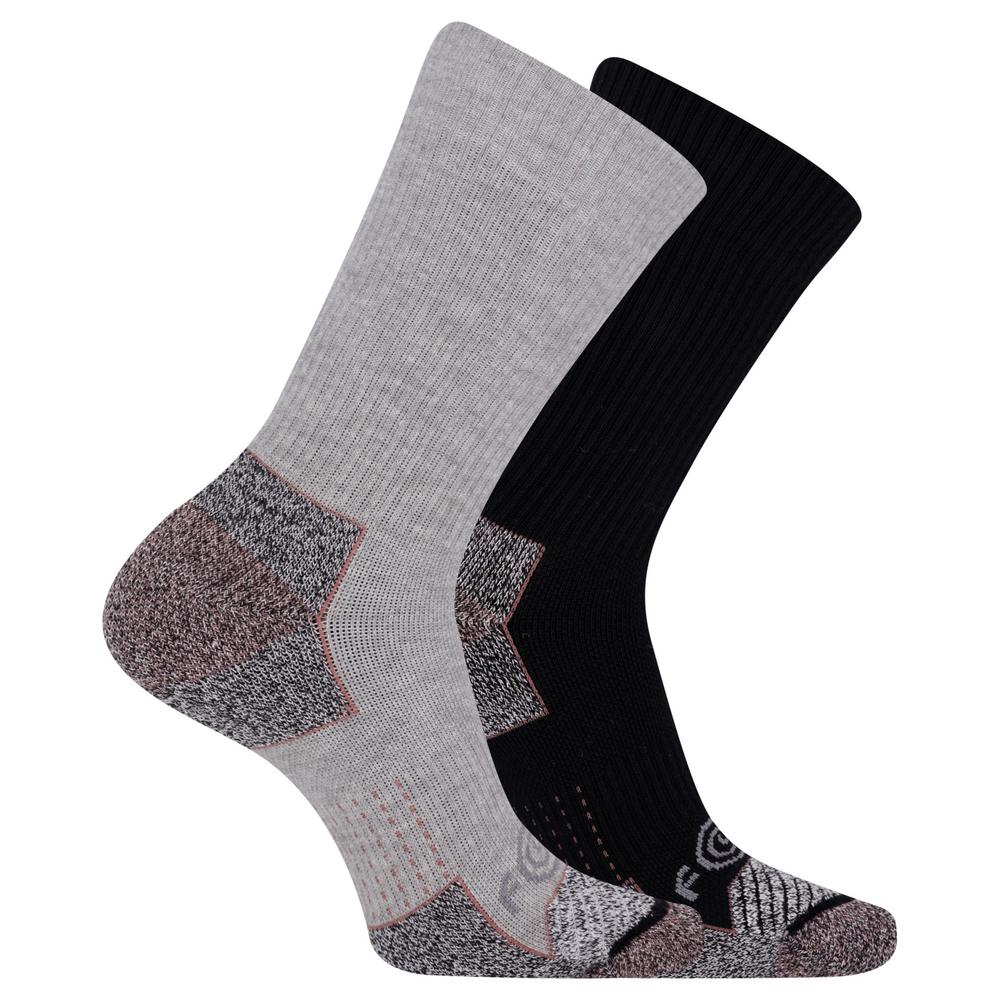 Carhartt Women's 9-11 Gray Force Steel Toe Crew Socks (2-Pack ...
