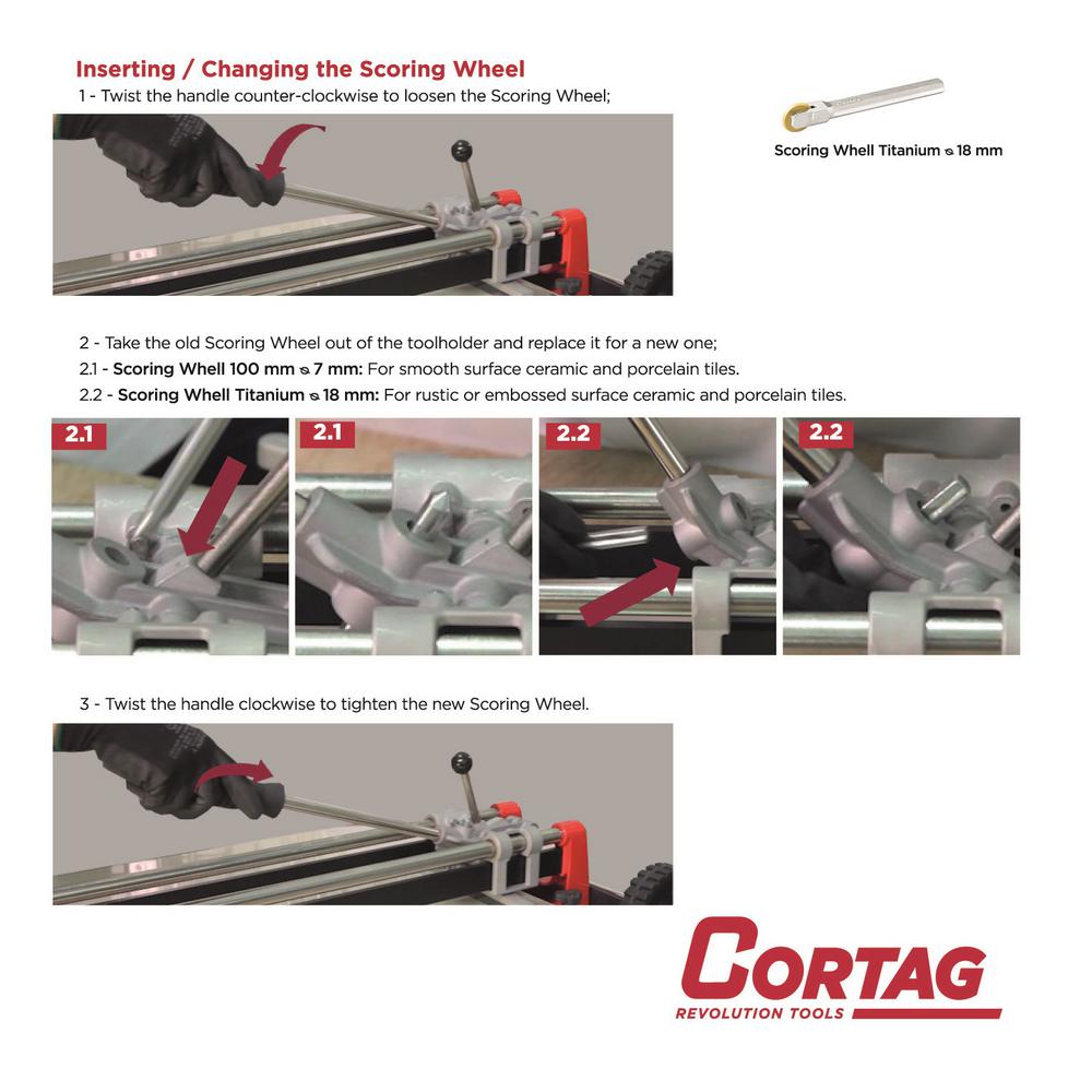 Cortag New Master 75 30 In Tile Cutter 61539 The Home Depot
