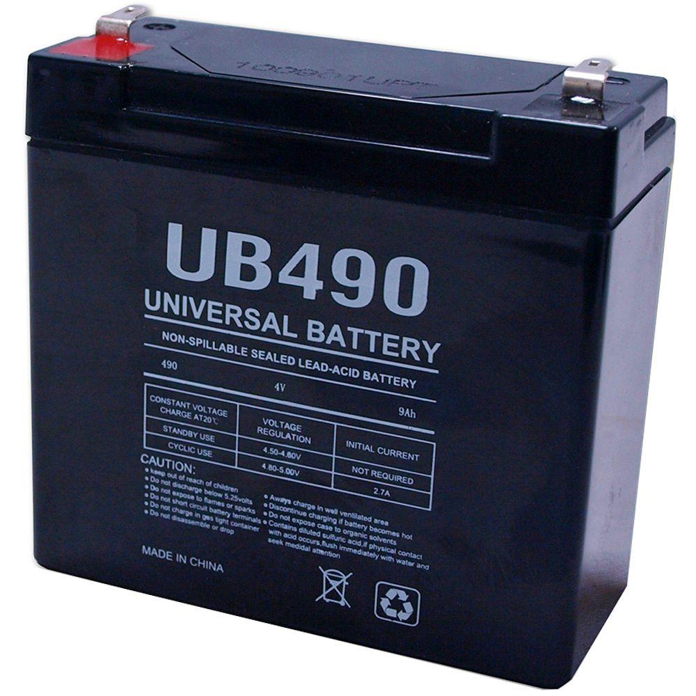 UPG SLA 4Volt F2 Terminal BatteryUB490 The Home Depot