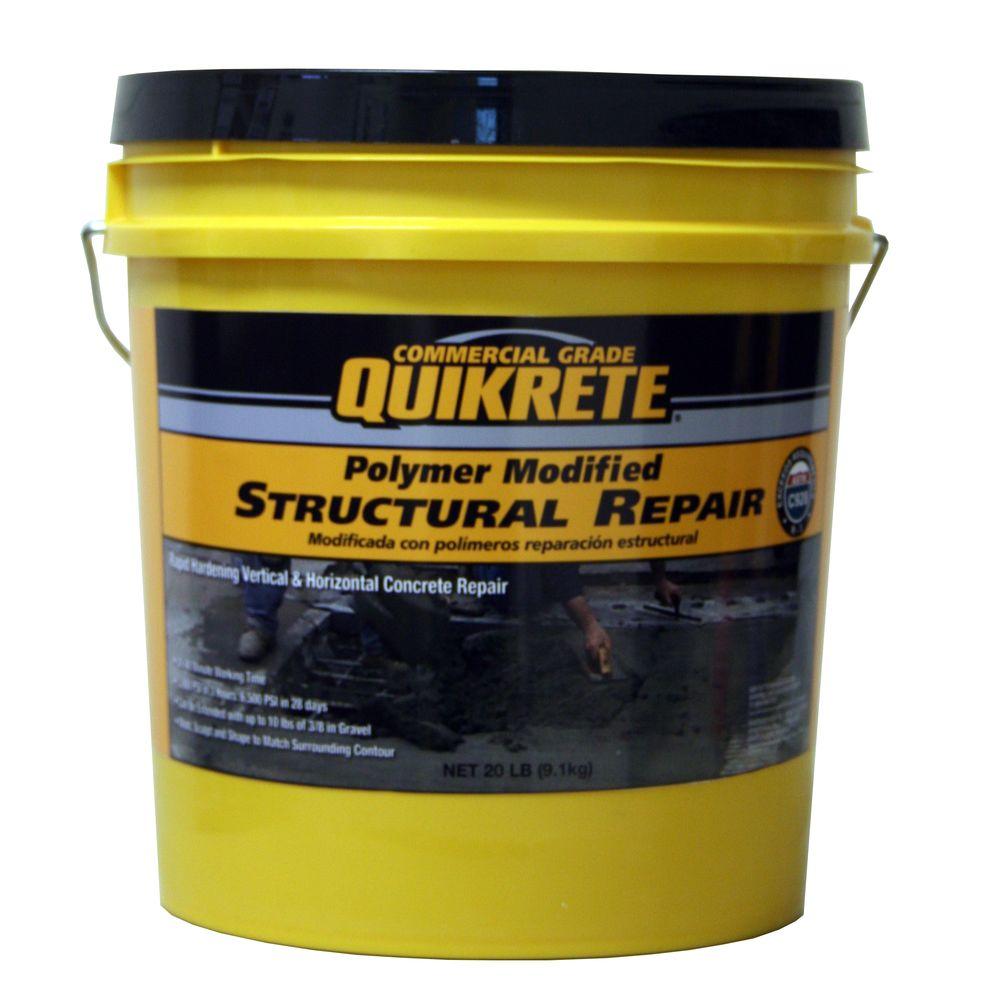 concrete repair polymer modified quikrete structural lb depot cement homedepot driveway visit