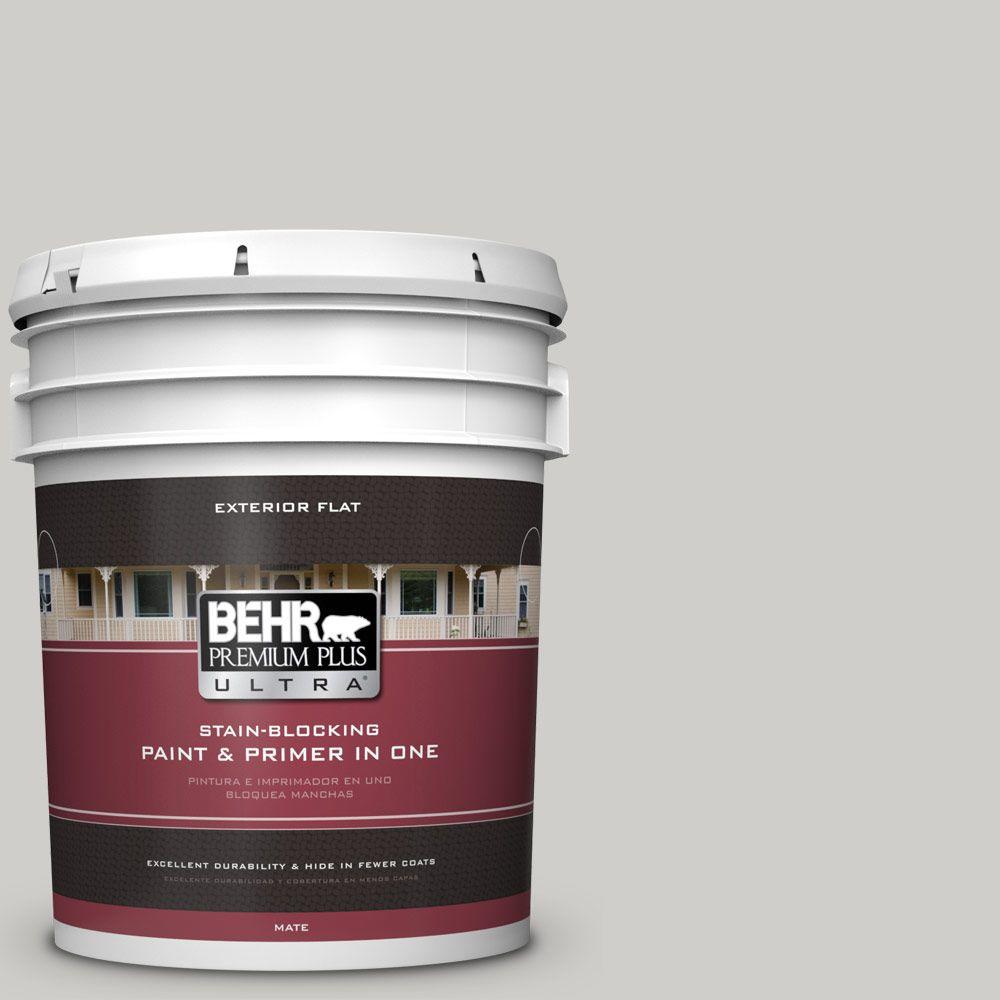 BEHR Premium Plus Ultra 5gal. PPF18 Gazebo Gray Flat