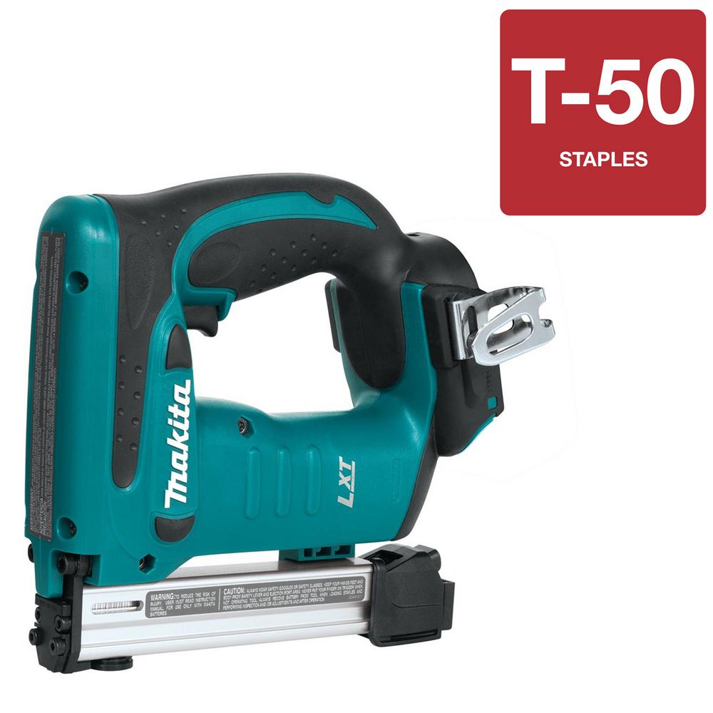 1 4 In Pneumatic Staplers Nail Guns Staple 3 8 In 18 Volt Lxt Cordless Stapler Tool Only