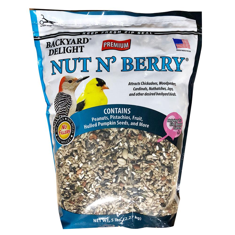 Backyard Delight 5 lb. Nut N' Berry Bird Food862050 The Home Depot