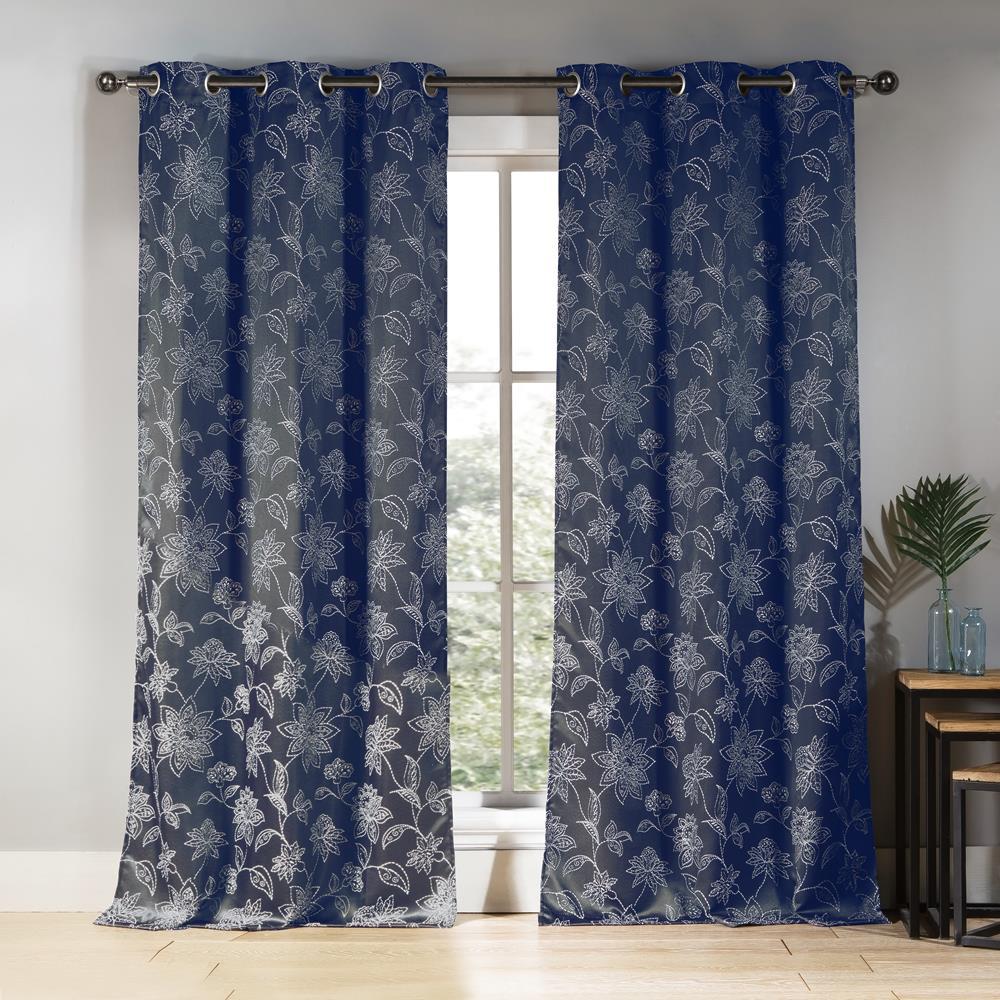 Duck River Sansa 38 In W X 84 L Polyester Window Panel Duck River Sansa 38 In W X 84 L
