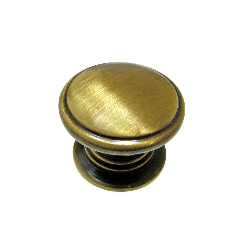 Richelieu Hardware 1 14 In Antique English Cabinet Knob Bp80980ae The Home Depot 8701