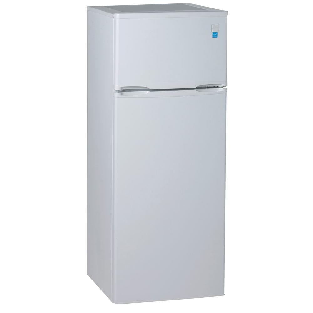 Avanti 7.4 cu. ft. Builtin Top Freezer Refrigerator in WhiteRA7306WT