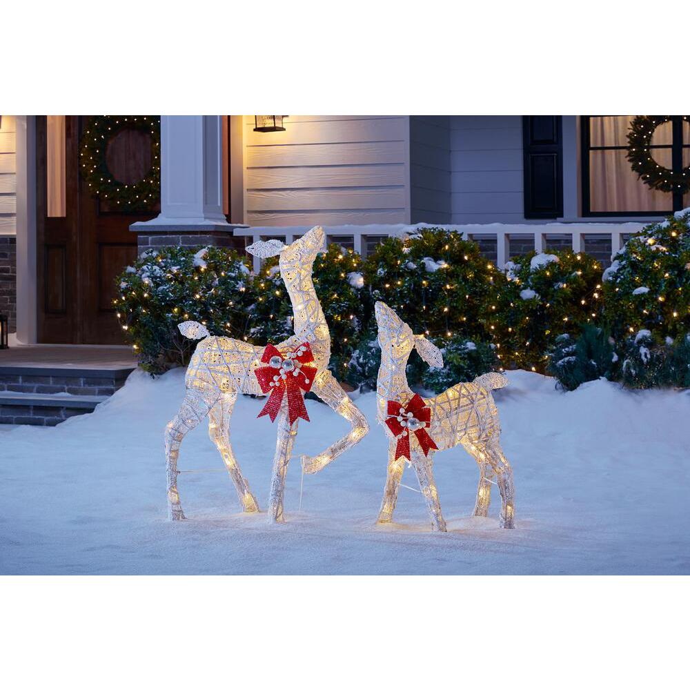 Deer Christmas Yard Decorations Outdoor Christmas Decorations The