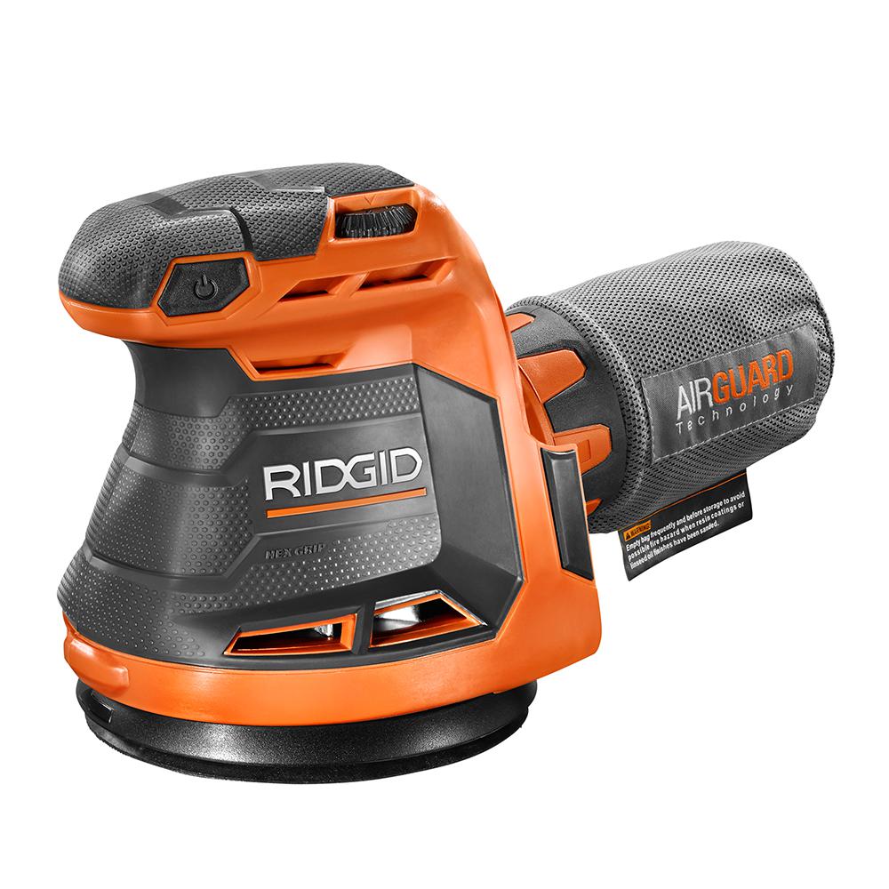 Ridgid 18 Volt Cordless 5 In Random Orbit Sander Tool Only