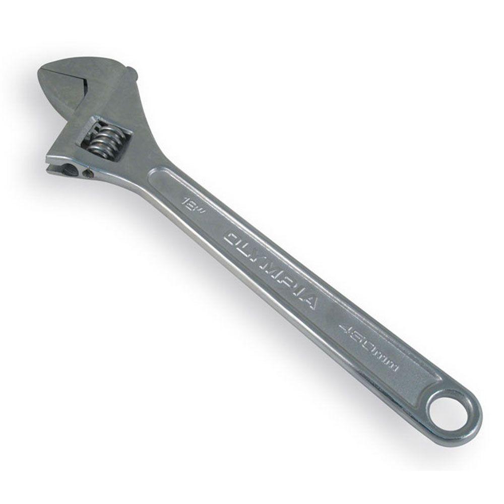 18/" Pipe Adjustable Wrench Spanner Heavy Duty Drop Forged Inch Metric Steel
