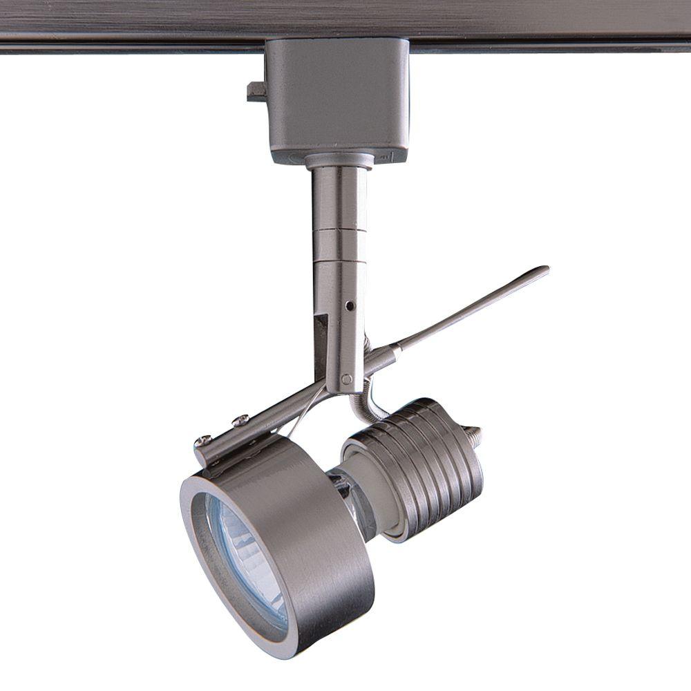 Designers Choice Collection Series 16 Line Voltage Gu 10 Satin Nickel Track Lighting Fixture Designers Choice Collection Series 16 Line Voltage Gu 10 Satin Nickel Track Lighting Fixture