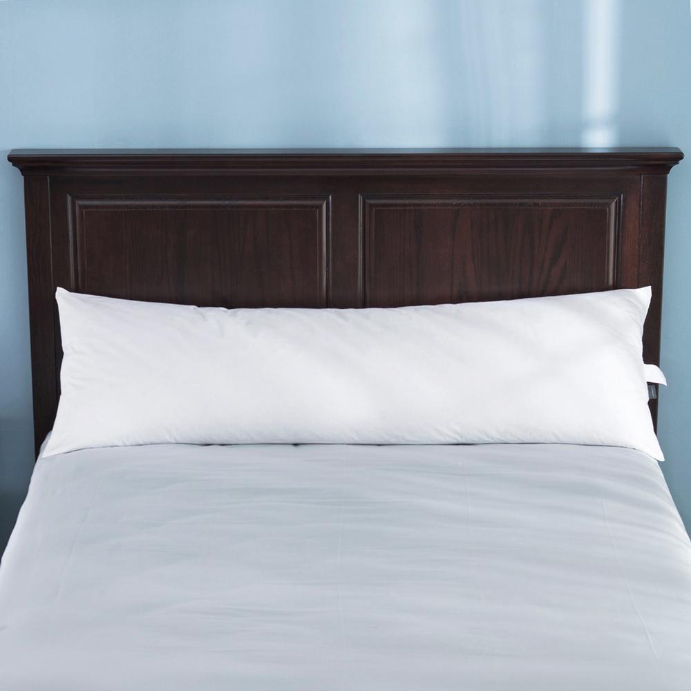 Puredown 30 Jumbo White Goose Down Body Pillow PD16042M The Home Depot