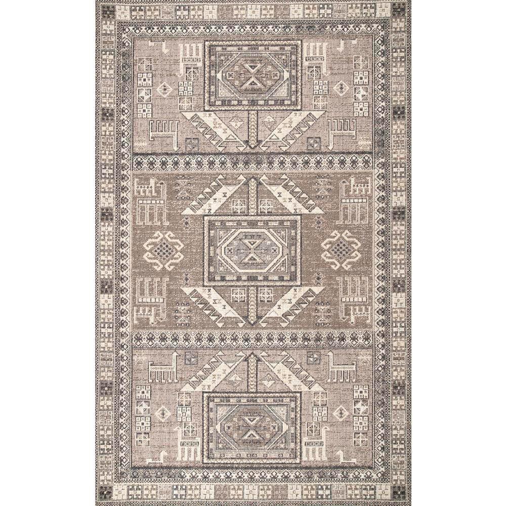 Nuloom Transitional Aztec Sahiry Beige 4 Ft X 6 Area Rug Nuloom Transitional Aztec Sahiry Beige 4 Ft X 6 Area Rug