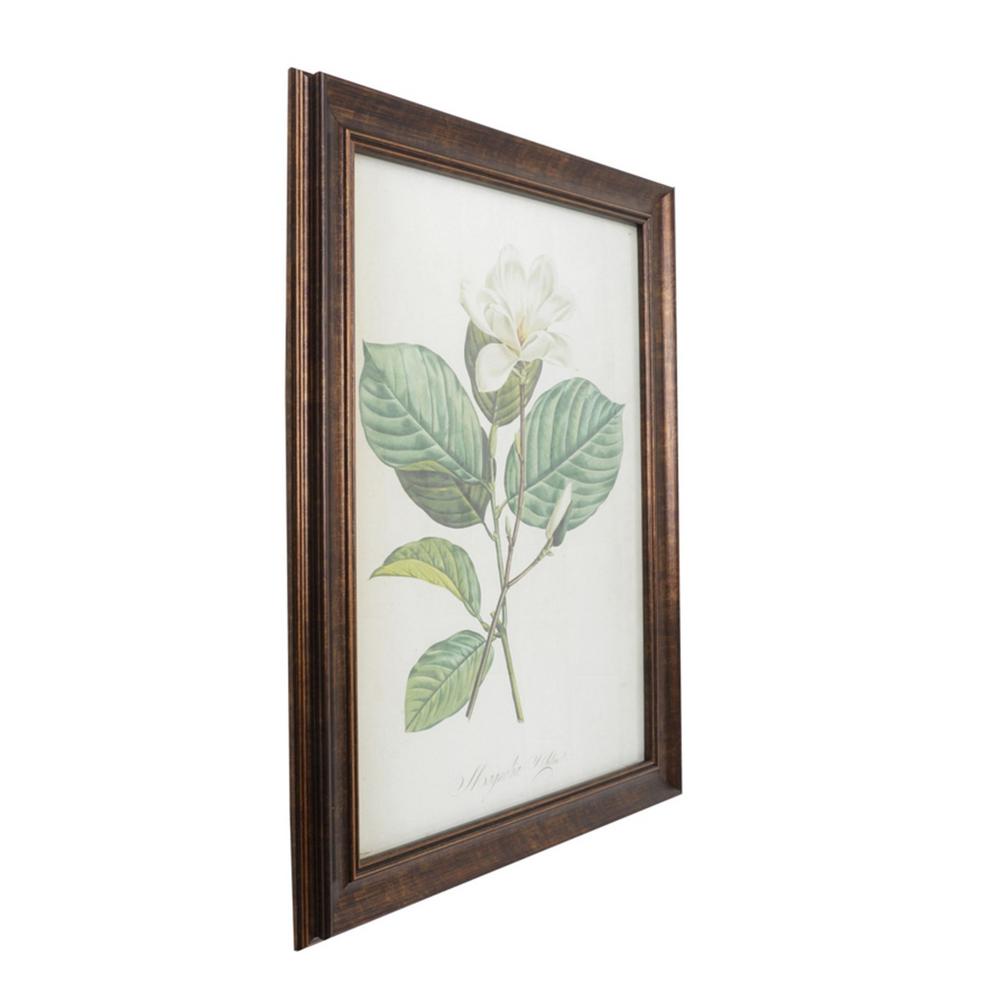 Home Decorators Collection Home Decorators Collection Antiqued Bronze Framed Acrylic Painting White Flower Wall Art 28 In H X 22 In W Wm12514hd The Home Depot Watercolor painting flower nature bouquet art floral spring flowers design. home decorators collection