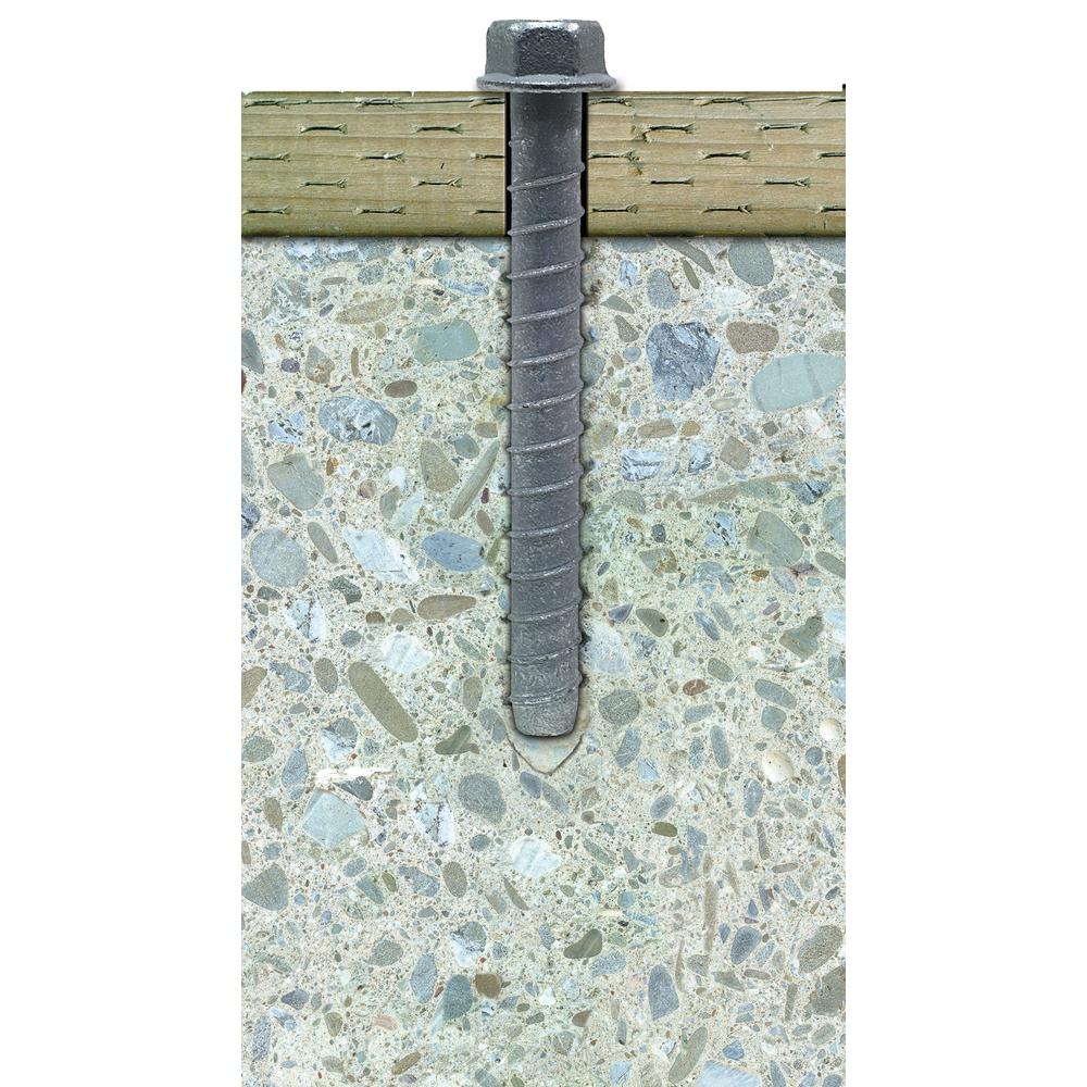 20 per box Simpson Strong Tie THDB25178HR20 Titen HD 1//4 x 1-7//8 Heavy-Duty Screw Anchor