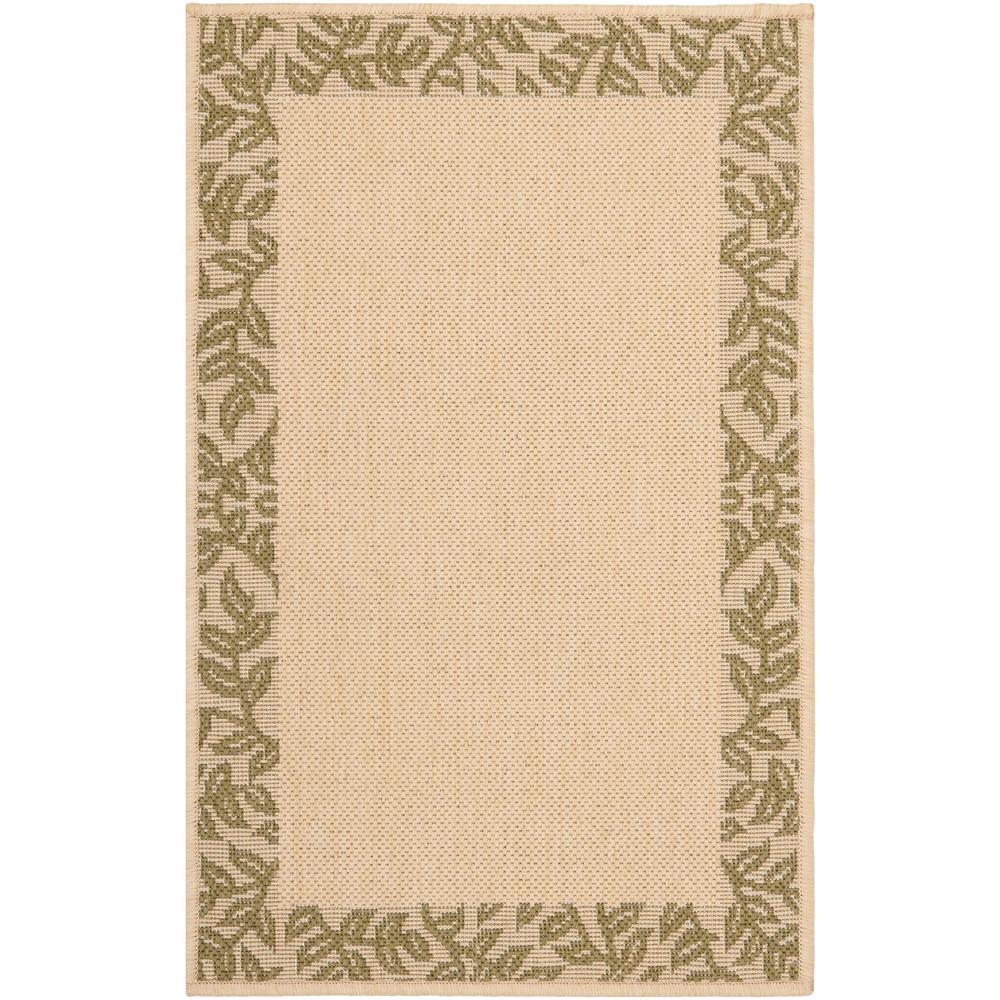 Safavieh Courtyard Natural Green 7 Ft X 10 Indoor Outdoor Area Rug