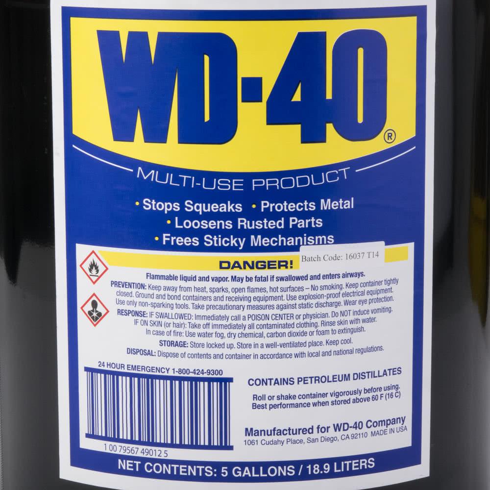 Wd 40 5 Gal Multi Purpose Lubricant The Home Depot