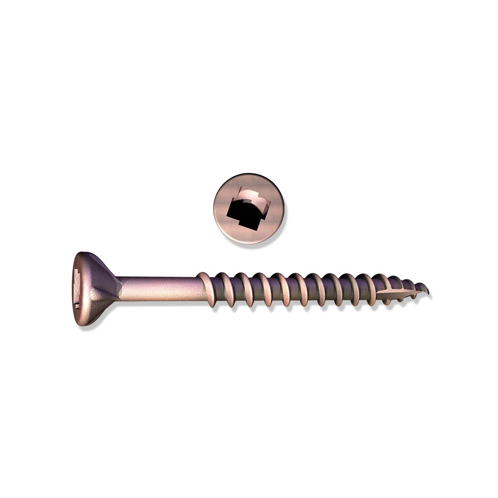 #8 x 2 in. Lox Flat-Head Wood Deck Screws (25-Pack)