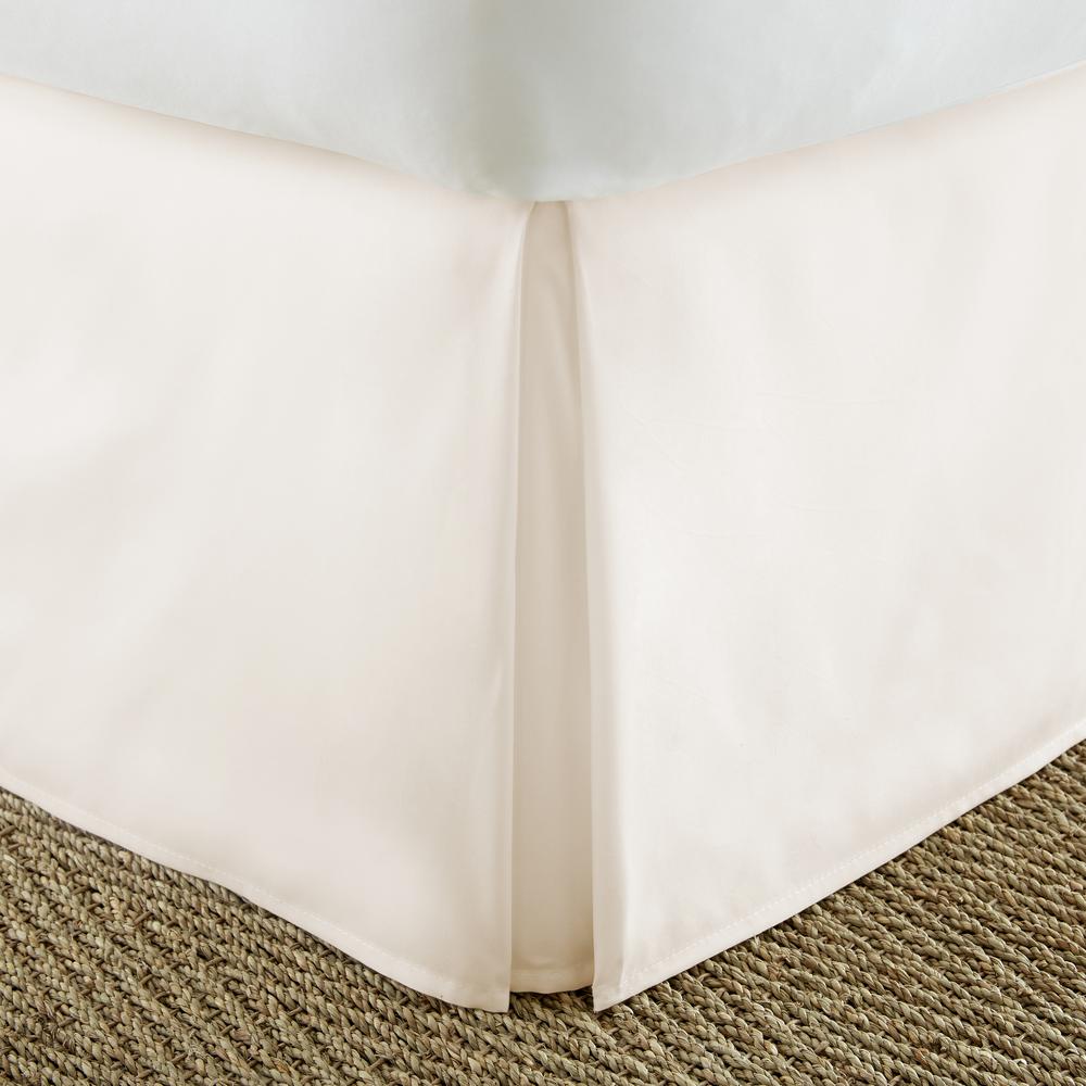 queen white bed skirt 16 drop