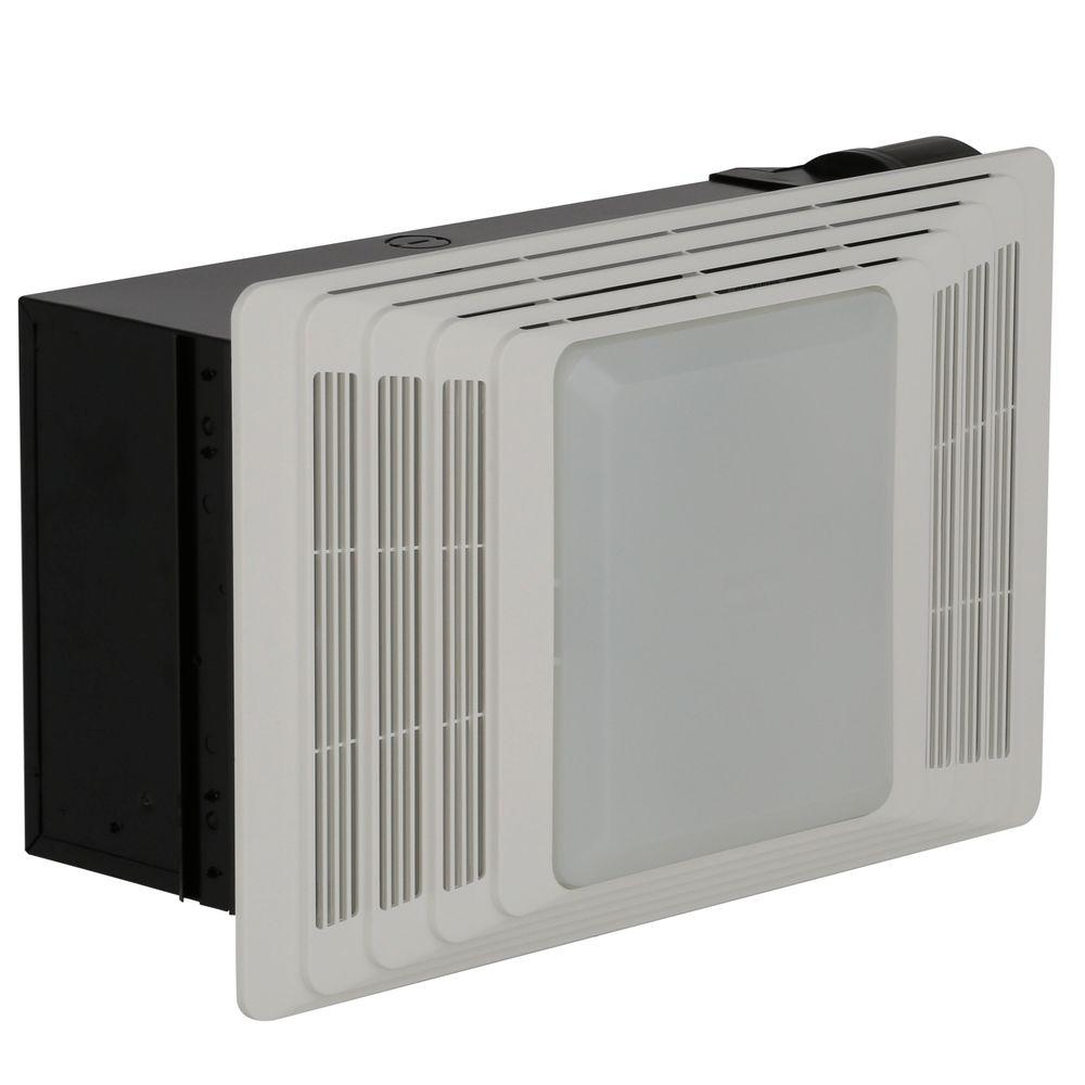 Broan 50 CFM Ceiling Exhaust Fan with Light and Heater by Broan