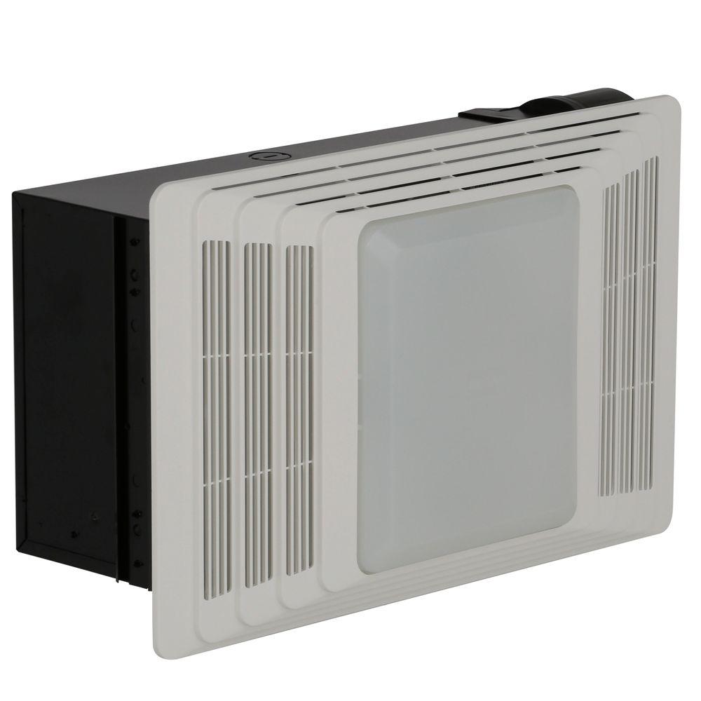 Broan 50 CFM Ceiling Bathroom Exhaust Fan with Light and ...