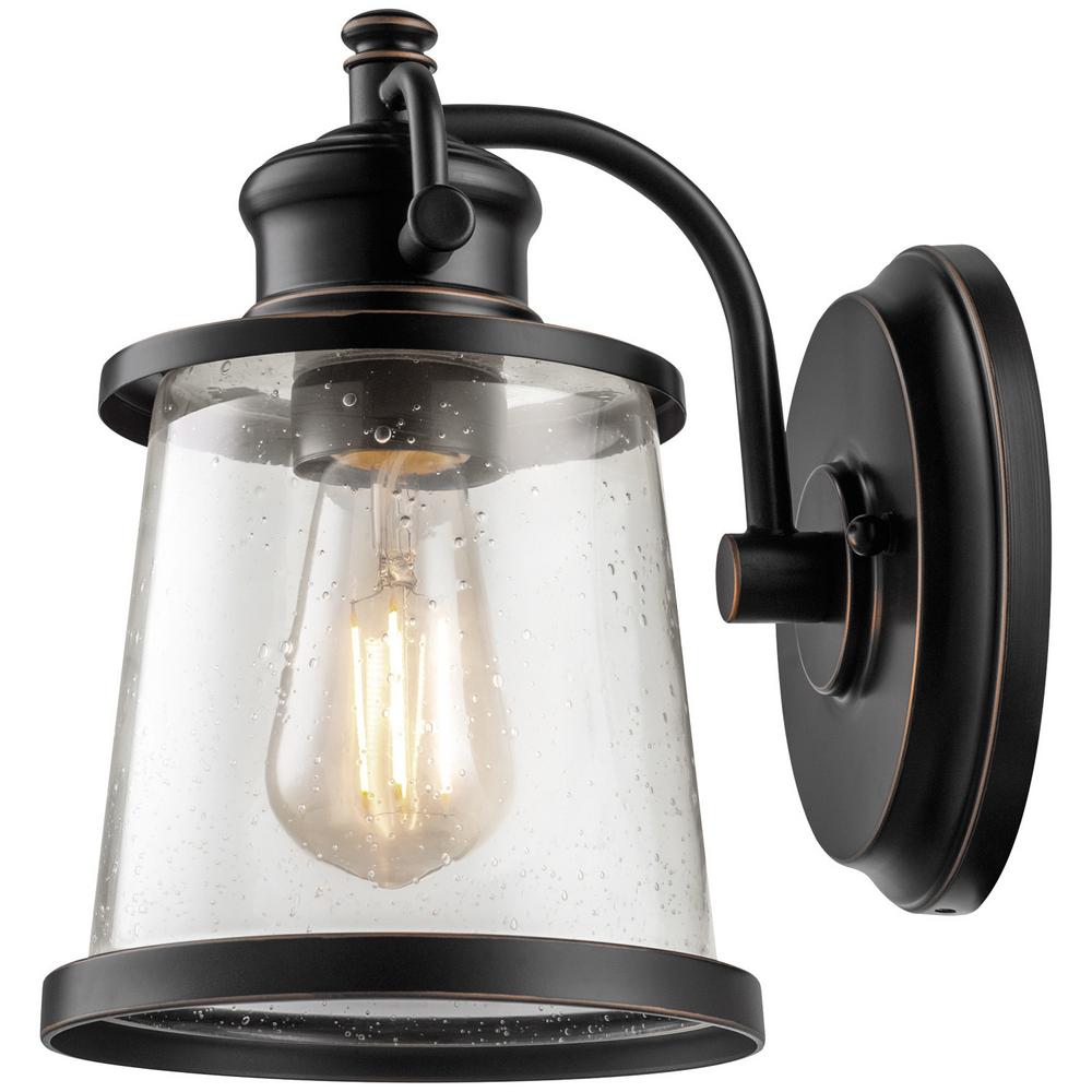 Globe Electric Charlie Collection 1-Light Oil-Rubbed Bronze LED Outdoor Wall... by Globe Electric