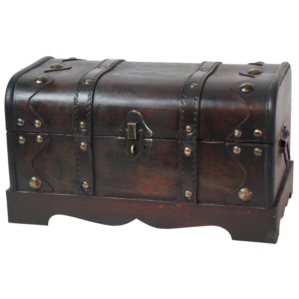 Vintiquewise 12 In X 6 8 Wooden Small Pirate Style Vintiquewise 12 In X 6 8 Wooden Small Pirate Style