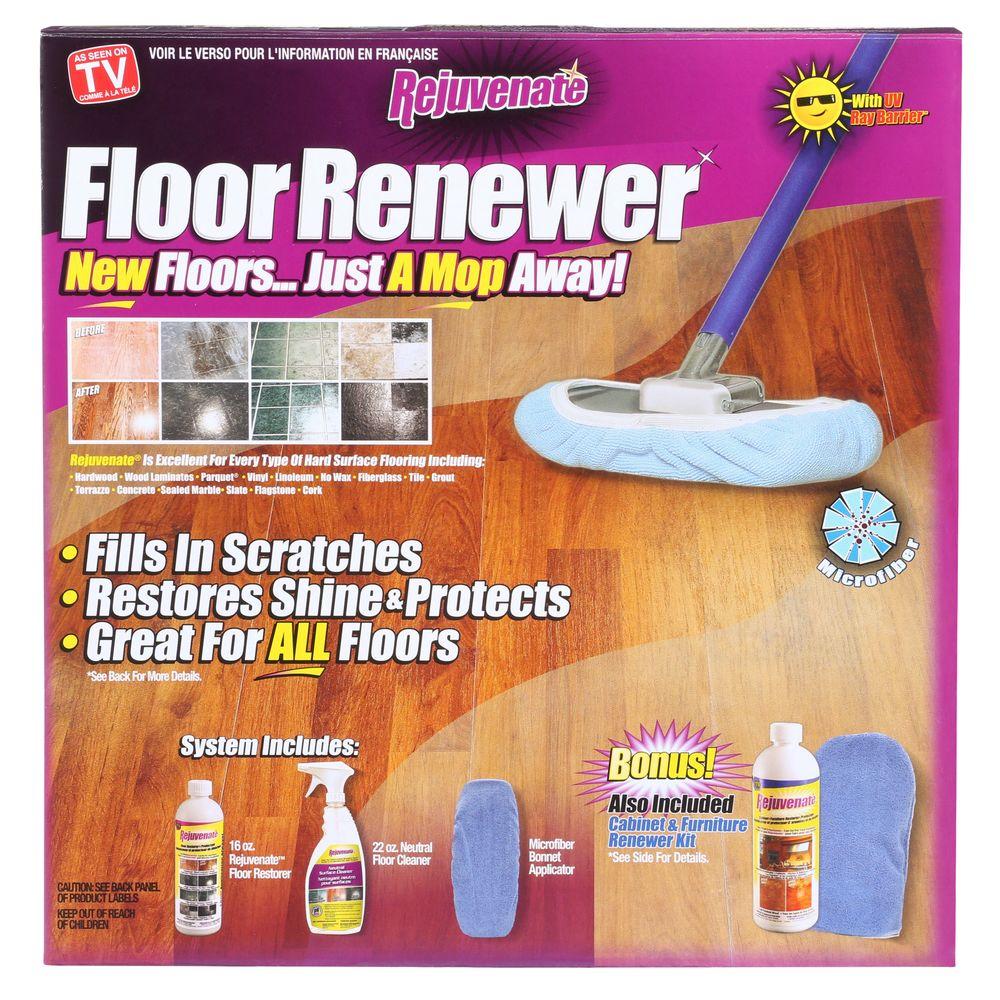 Rejuvenate 16 Oz Floor Renewer System Rj16flopkit The Home Depot