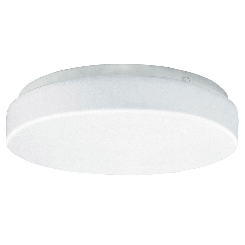 Aspects 1Light White LED MultiUse Flushmount with Drum Light