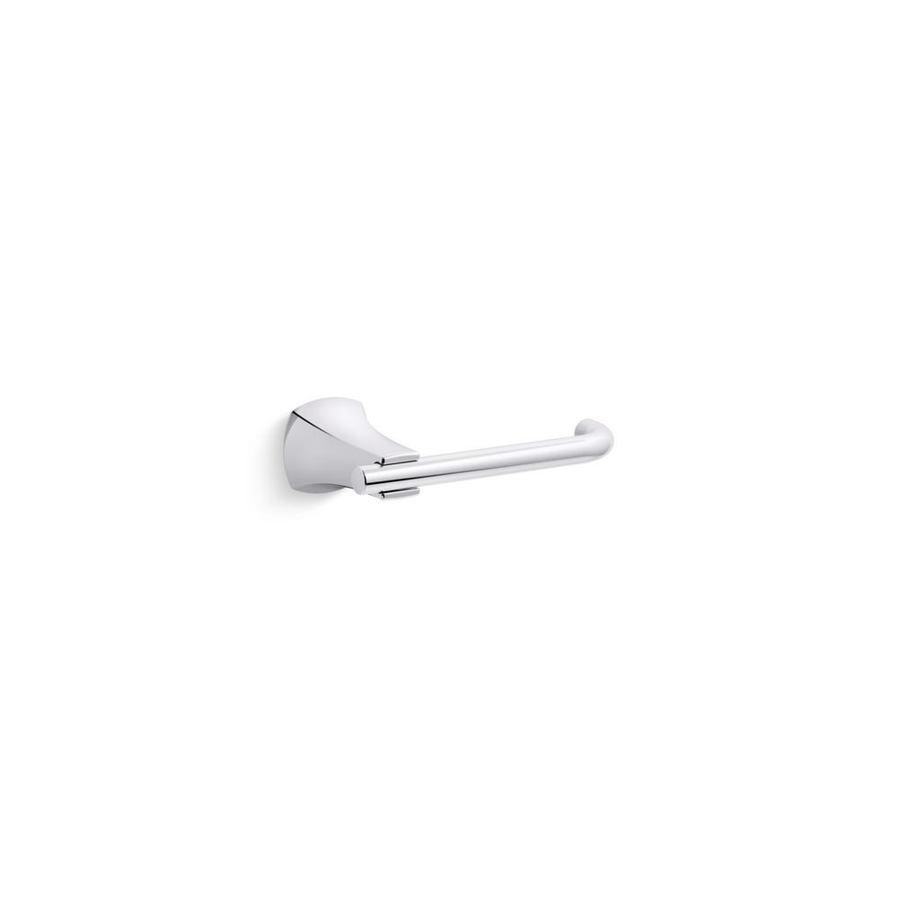 KOHLER Rubicon Toilet Paper Holder in Polished Chrome
