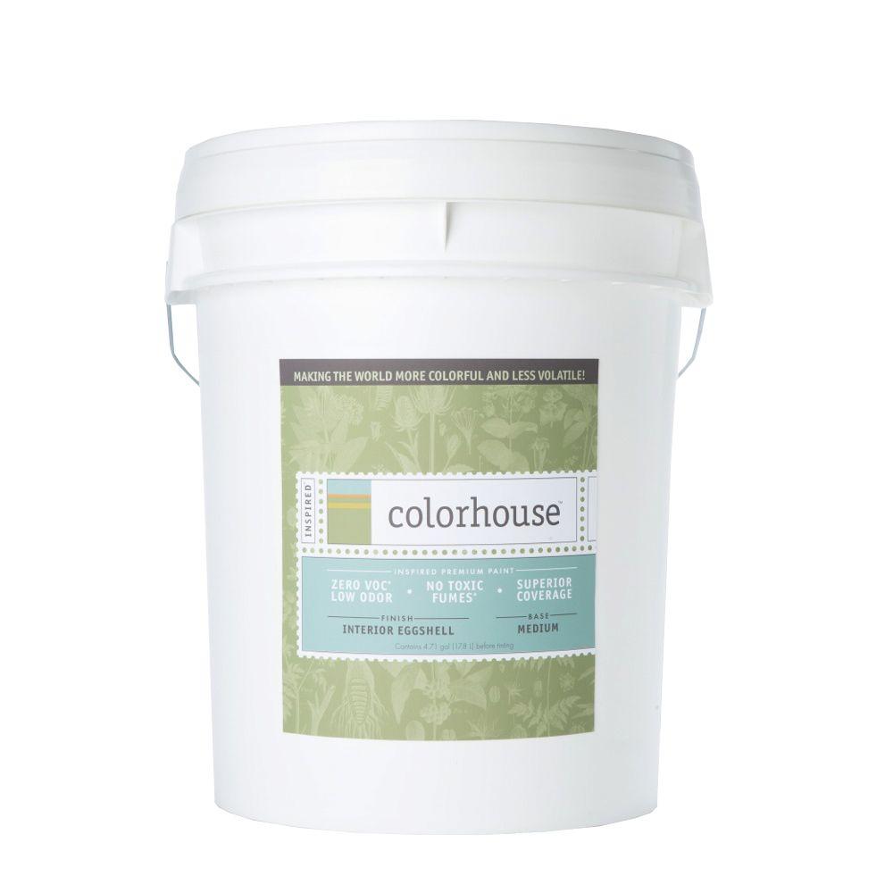 Colorhouse 5 gal. Medium Base Eggshell Interior Paint142251 The Home Depot