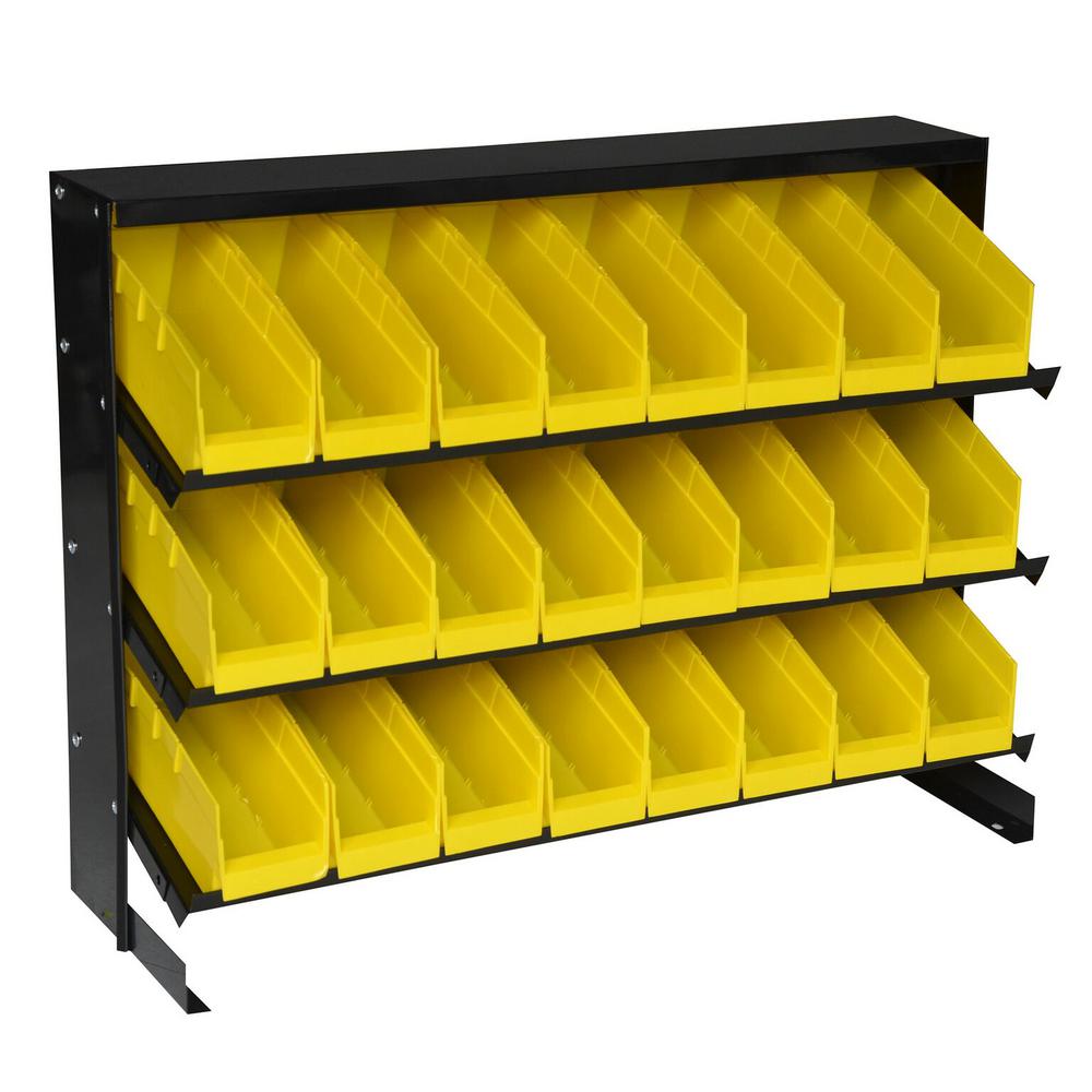 30 Bin Parts Wall Mount Organization Rack Mounted Tool Organizer Storage Hobby