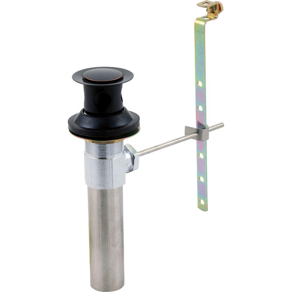 Delta Universal Use Lavatory Drain Assembly In Oil Rubbed Bronze With Less Lift Rod