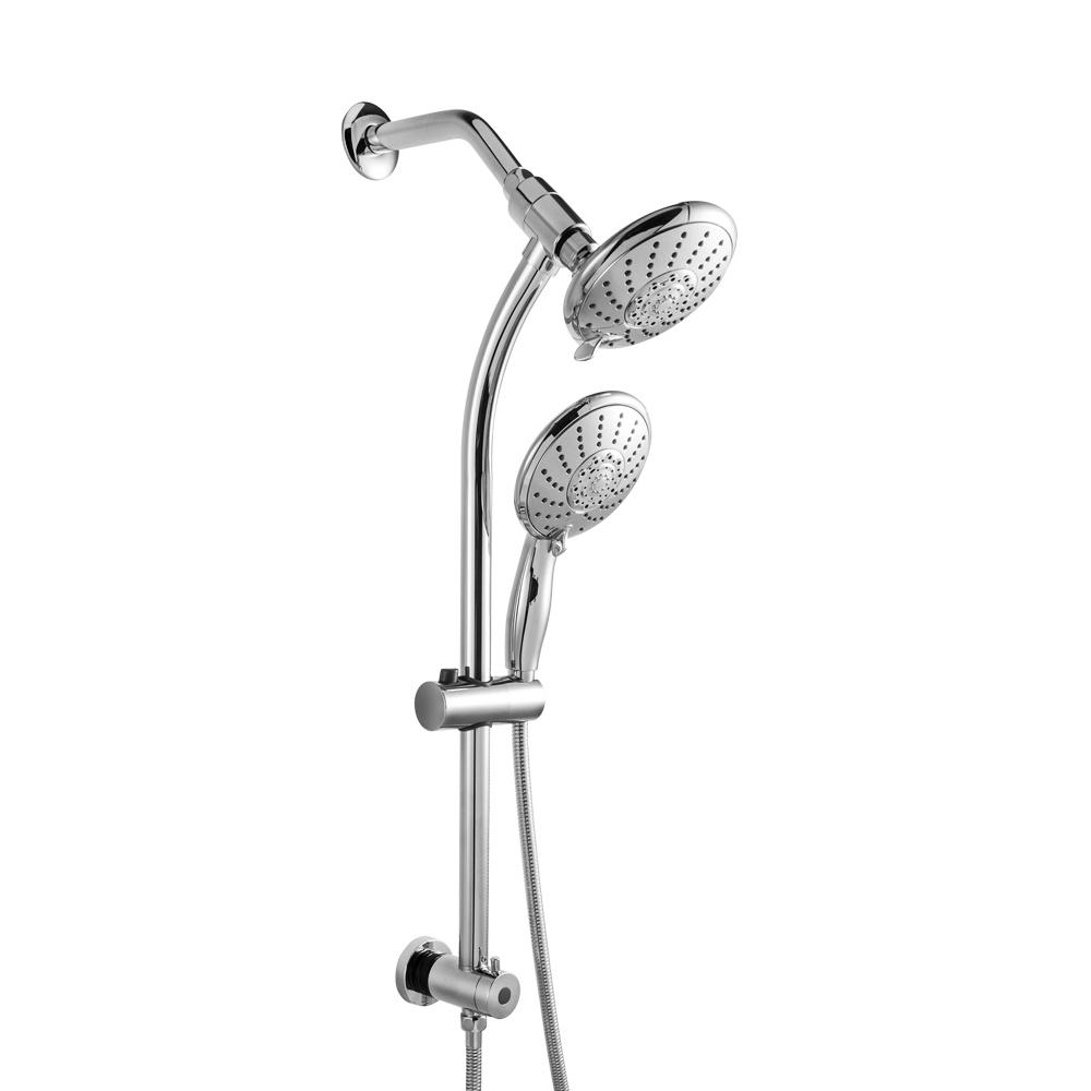 High Pressure Dual Shower Heads Shower Heads The Home Depot