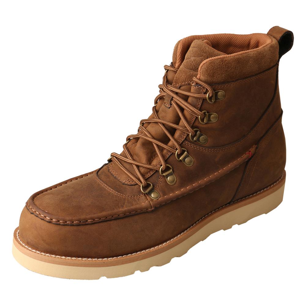 8 wedge sole work boots