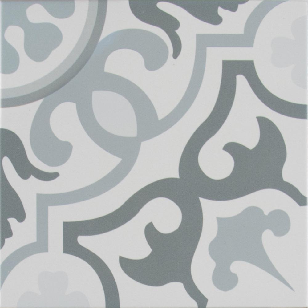 MSI Flori Encaustic 8 in. x 8 in. Glazed Porcelain Floor and Wall Tile