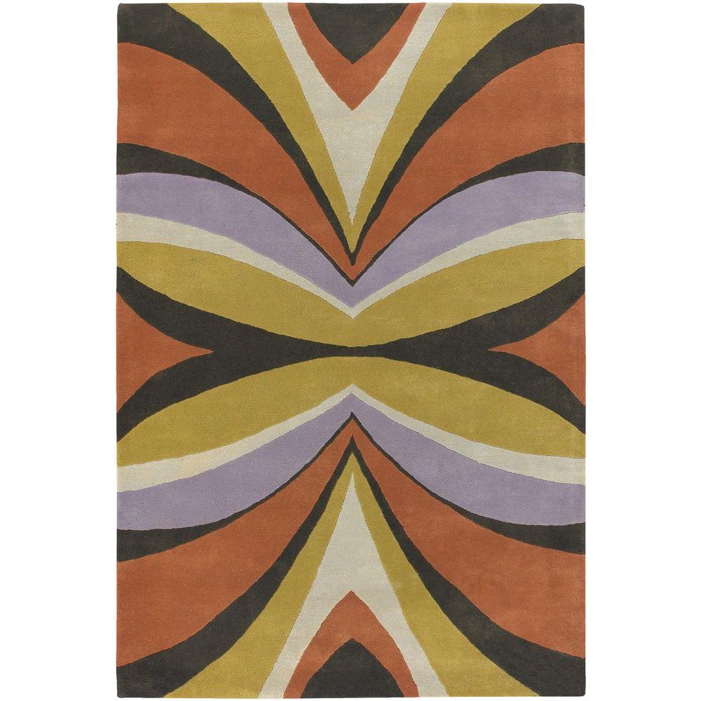 Home Decorators Collection Martine Brown/Cream 8 ft. x 11 ft. Area Rug