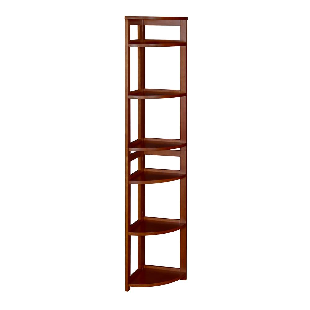 Niche Flip Flop Cherry 3 Shelf Corner Folding Bookcase Ffc3412ch This Review Is From Flip Flop Cherry 6 Shelf Corner Folding Bookcase