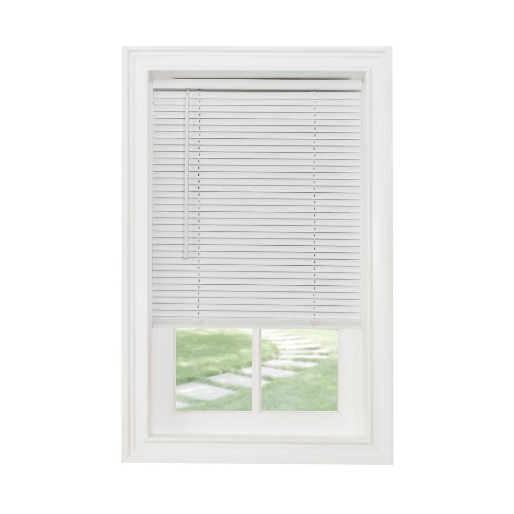 Achim Cordless GII Morningstar 1" Light Filtering Mini Blind - 71x64 - White