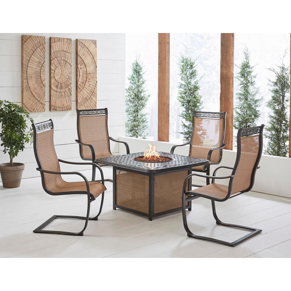 Fire Pit Sets Outdoor Lounge Furniture The Home Depot