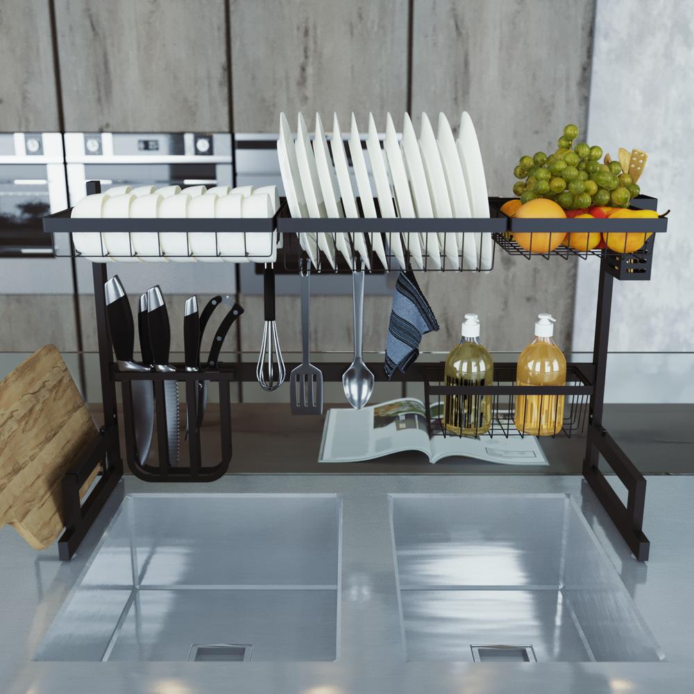 Dish Racks Sink Kitchen Organizers The Home Depot - Dish Storage Rack Wuxin Dish Racks Sink Kitchen Organizers The Home Depot - Dish Storage Rack Wuxin