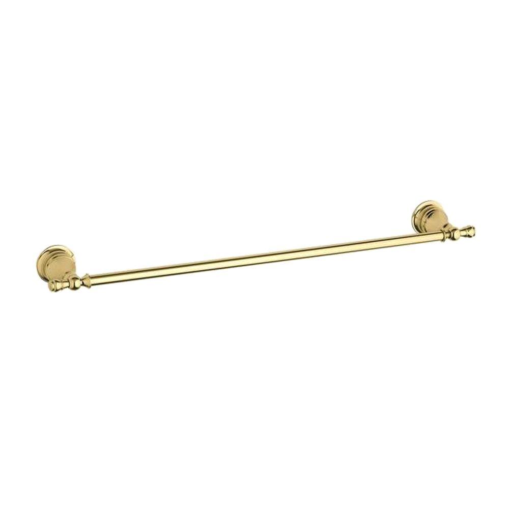 KOHLER Revival 24 In Towel Bar In Vibrant Polished Brass K 16150 PB   Vibrant Polished Brass Kohler Towel Bars K 16150 Pb 64 1000 