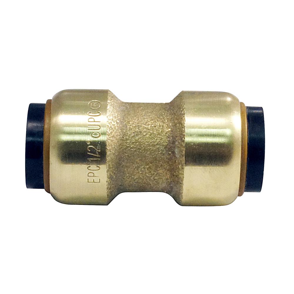 Push To Connect Fittings >> Tectite 1 2 In Brass Push To Connect Coupling Push To Connect Fittings >> Tectite 1 2 In Brass Push To Connect Coupling